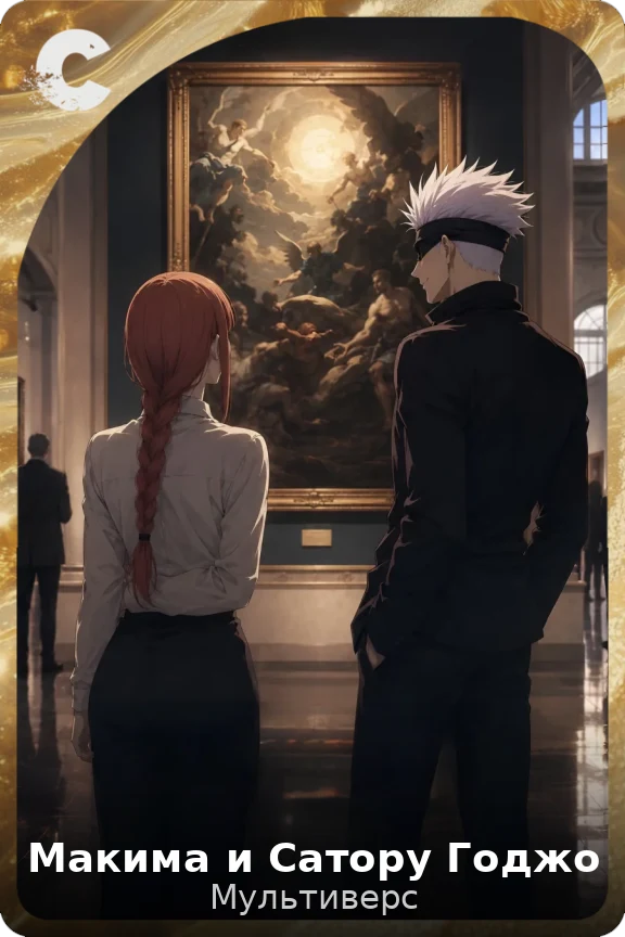 Макима и Сатору Годжо